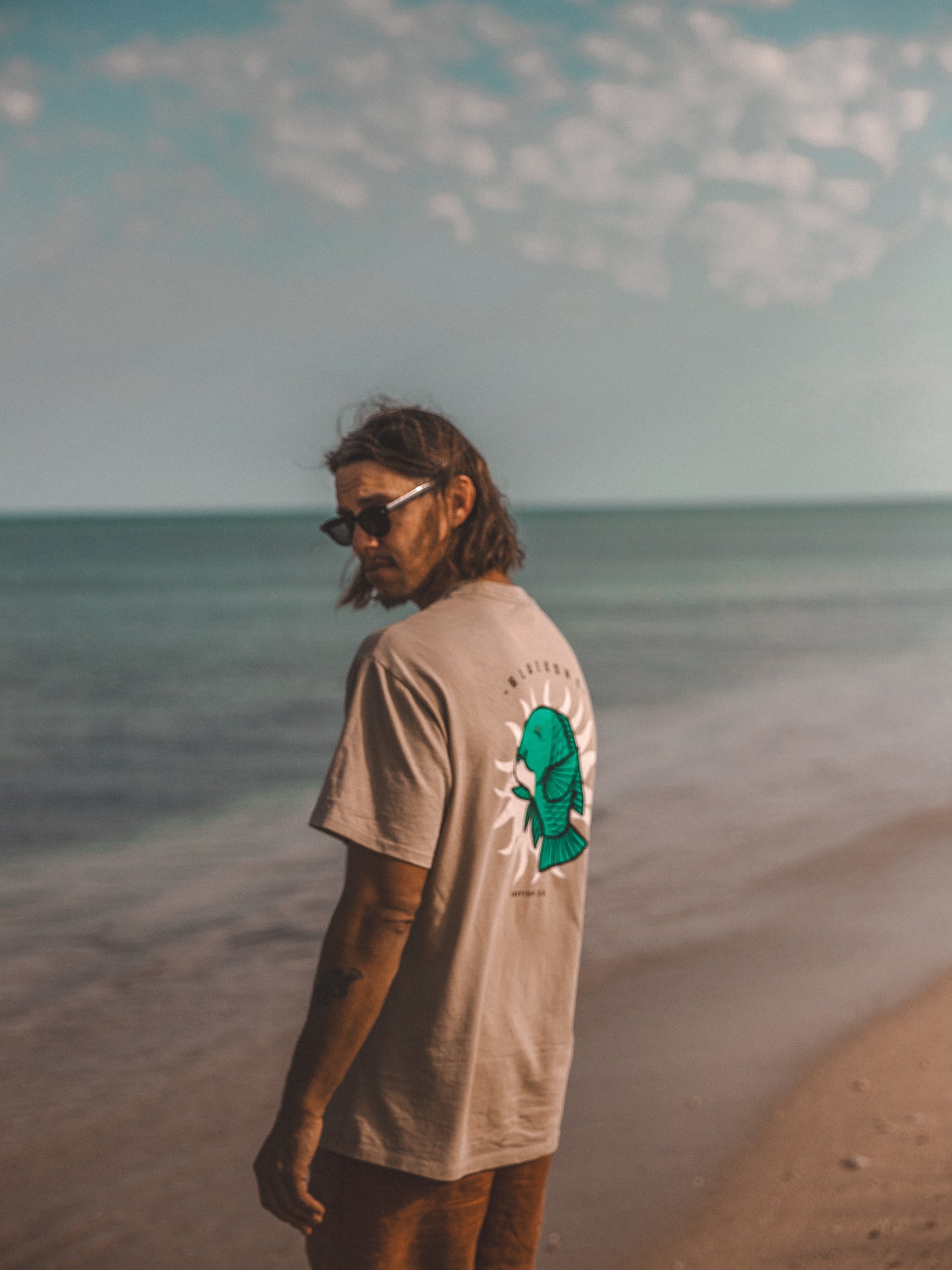 Bluebone Cotton Fishing Tshirt